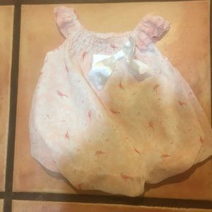 Newborn girls romper